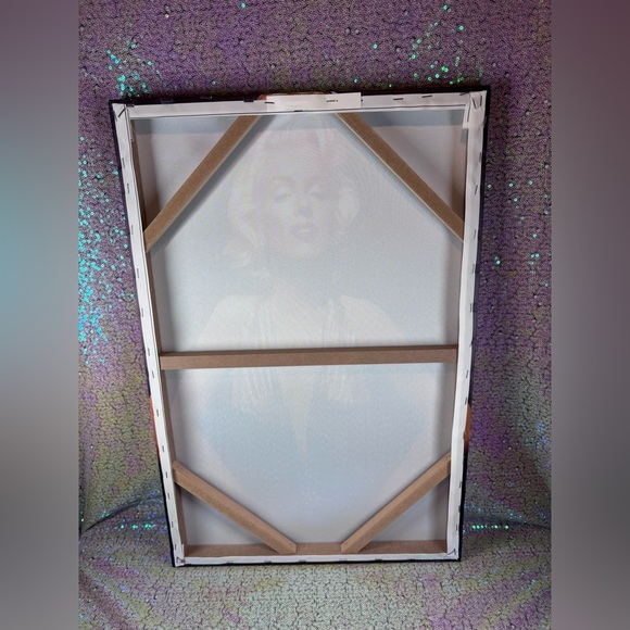 Glamorous Gold and Black Marilyn Monroe Wall Art - Picture 2 of 5